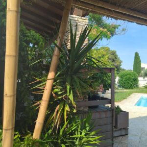 Pergola 4×4 style Réunionnaise