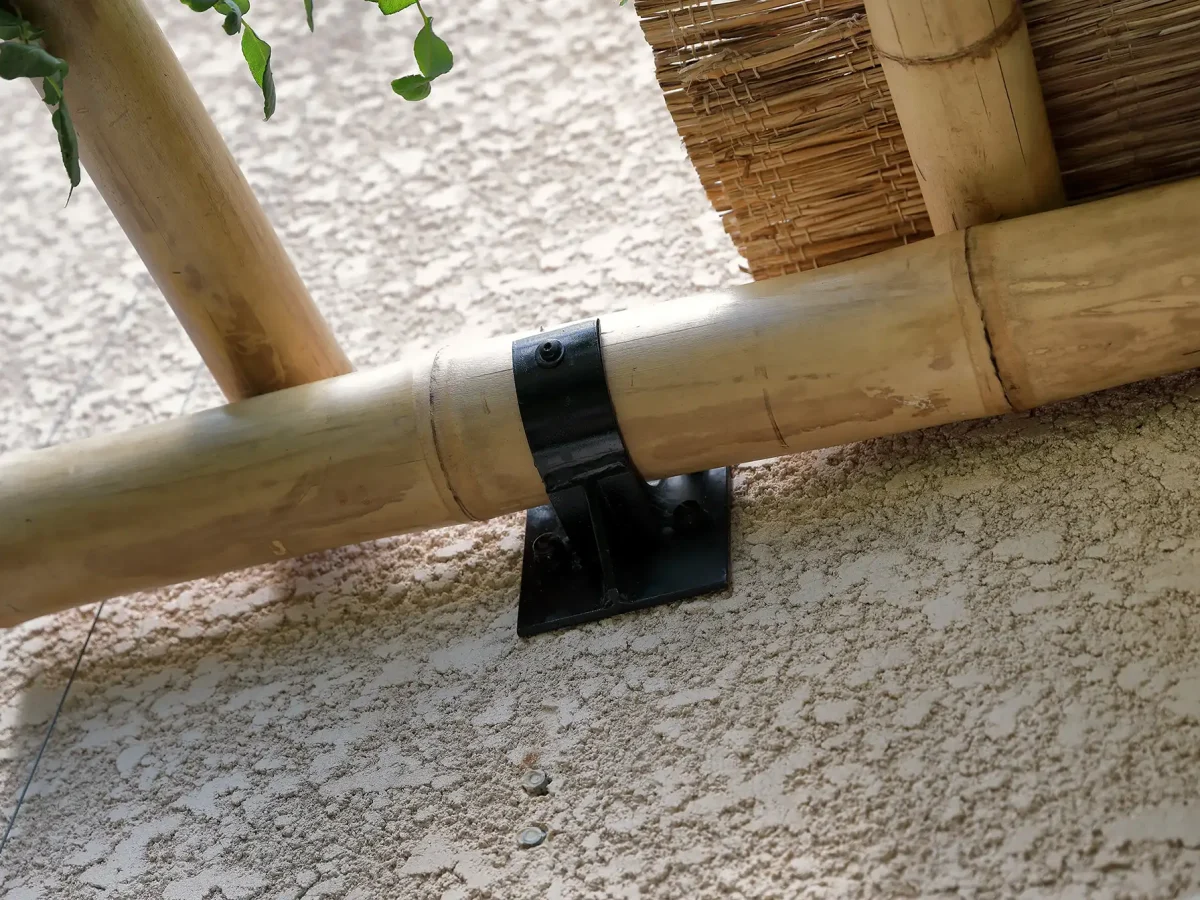 Platine-fixation-murale-bambou