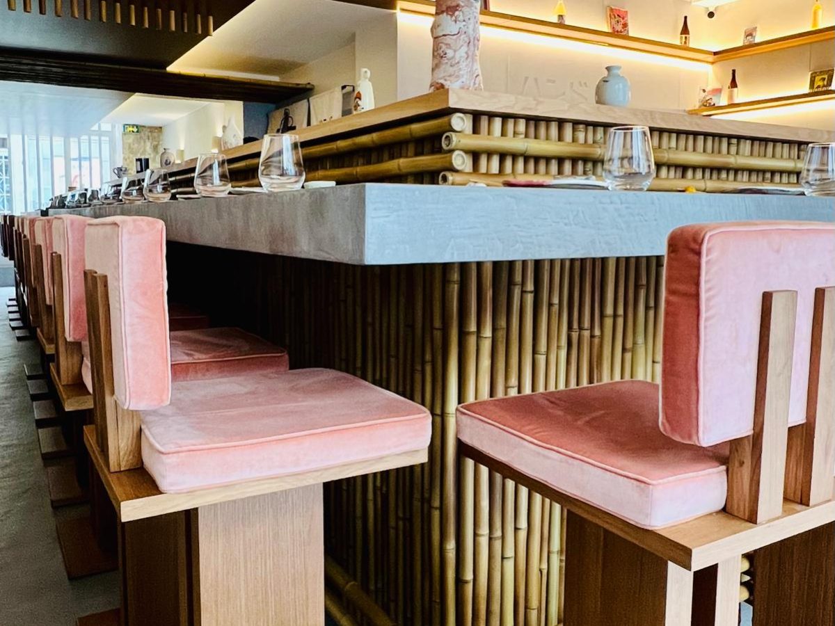 Bar décoration bambou Jeremy Bellaiche LAE interior design (Les Ateliers d’Ernest)